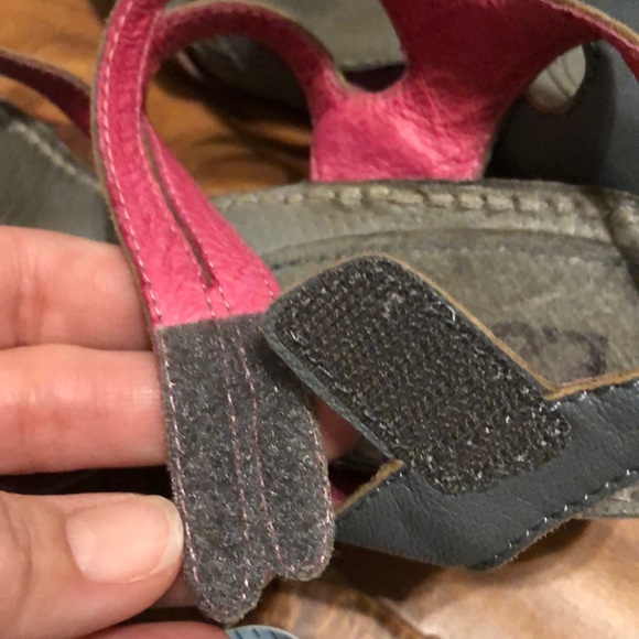 Esska London brand sandals in gray and pink - Picture 6 of 6